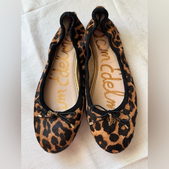 Sam Edelman Felicia Leopard Print Flats - Picture 1 of 4